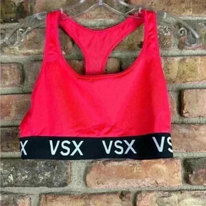 Victoria's Secret Sport VSX Sports Bra Size Medium Neon Pink  VS